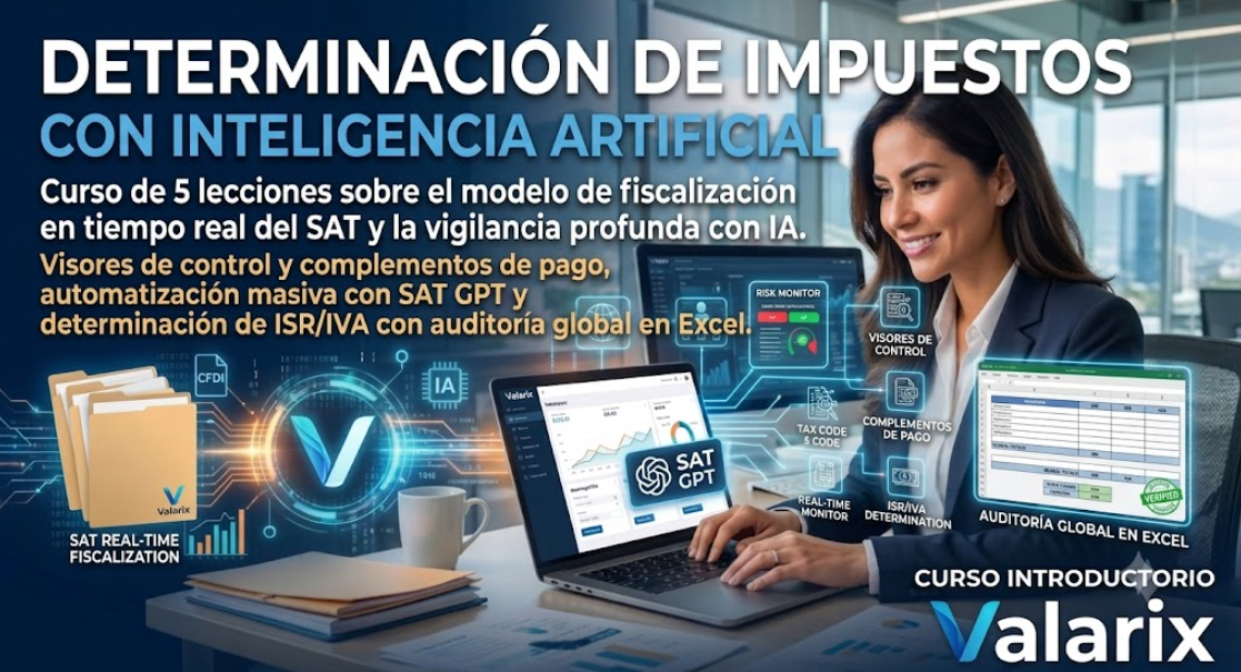 Portada del curso Determinación de Impuestos con Inteligencia Artificial